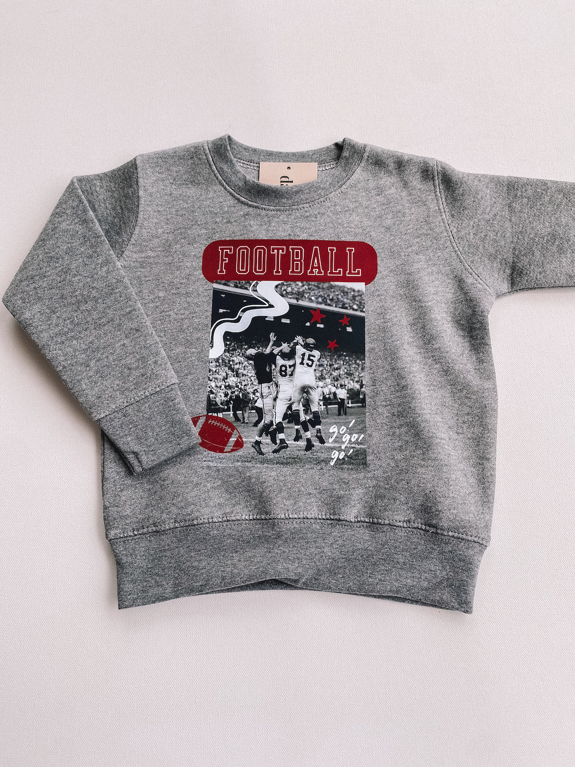 vintage football crewneck