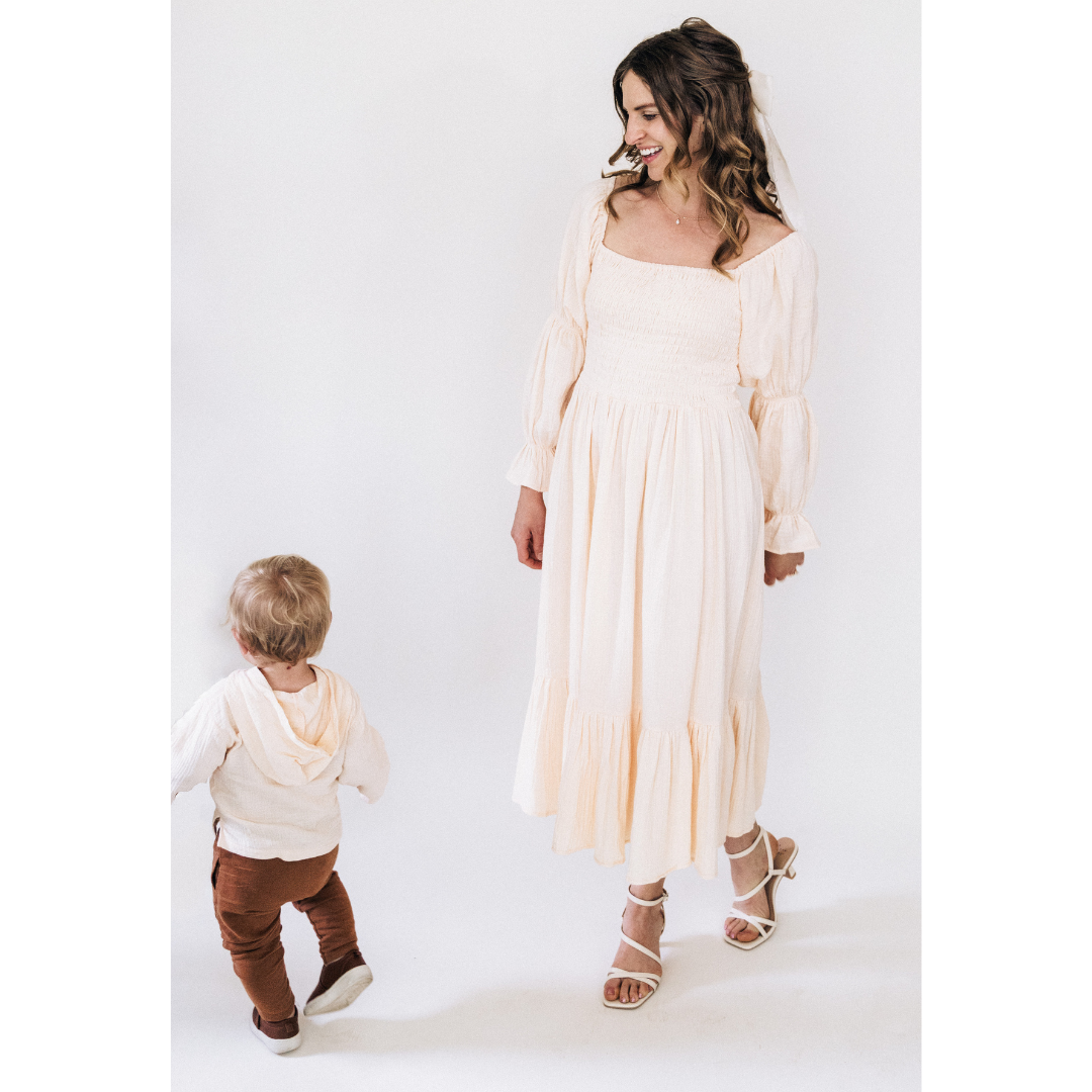 Muslin Hooded Mommy & Son Shirt - Child