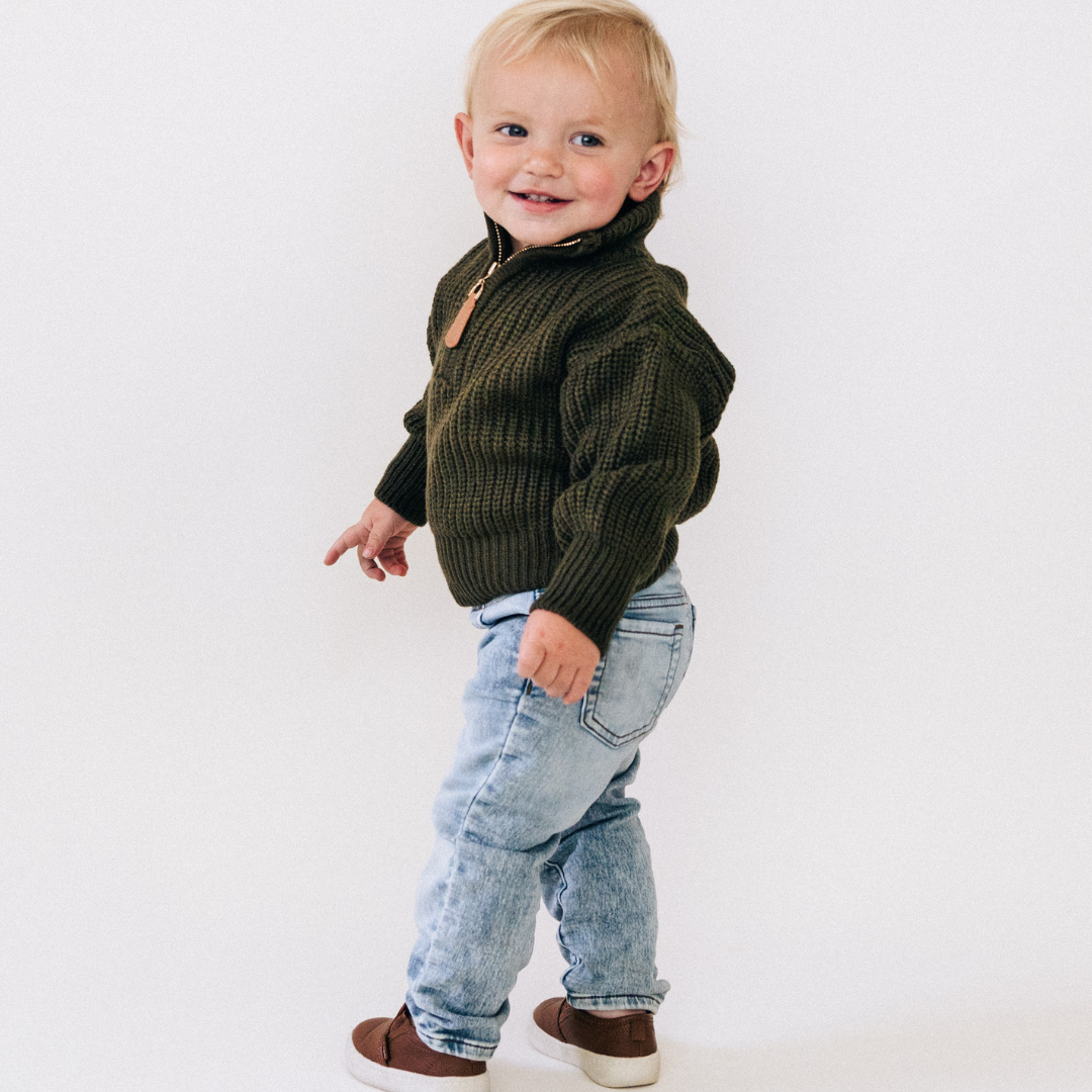 Dark Green Sweater - Infant