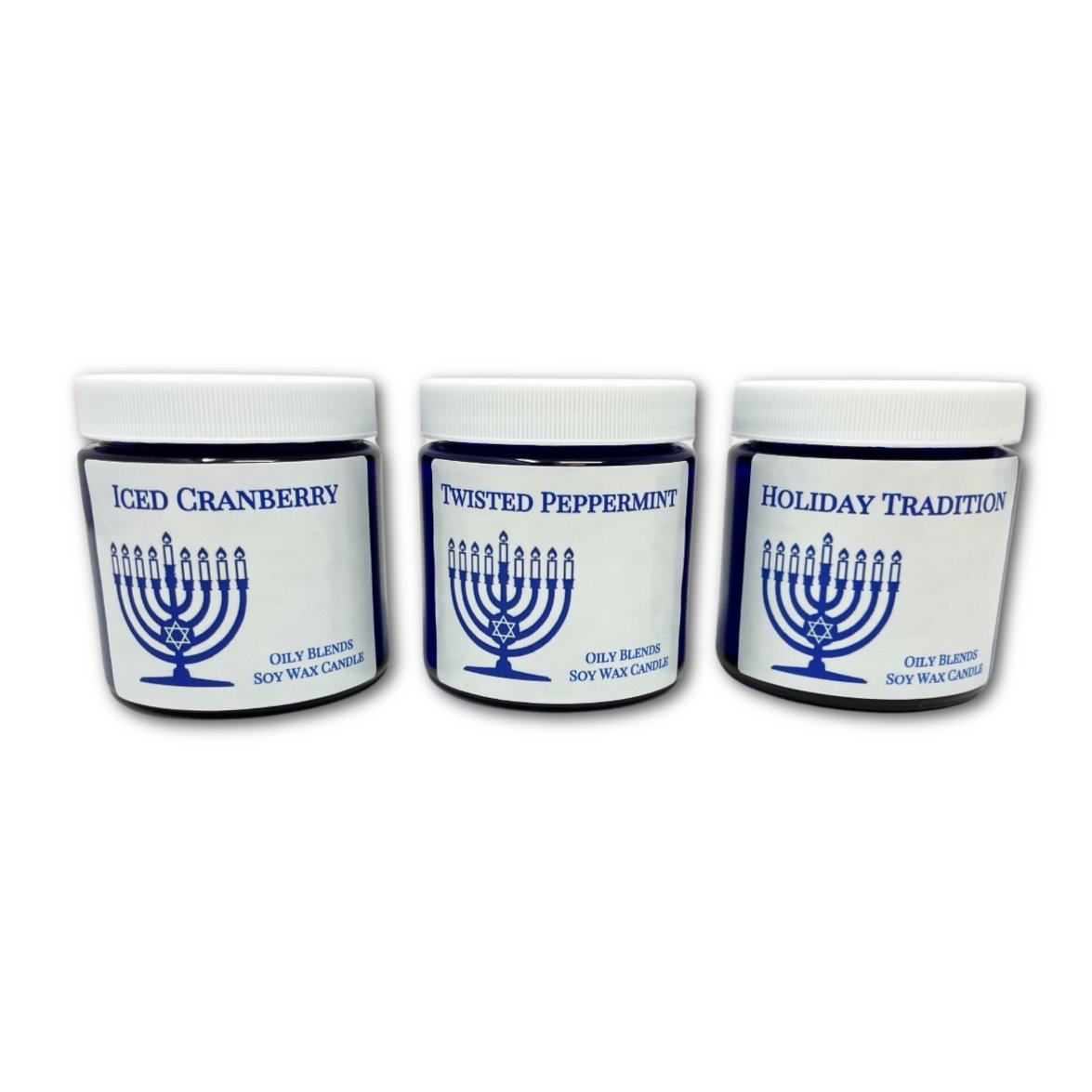 Hanukkah Candles -25 hour burn time - Oily BlendsHanukkah Candles -25 hour burn time