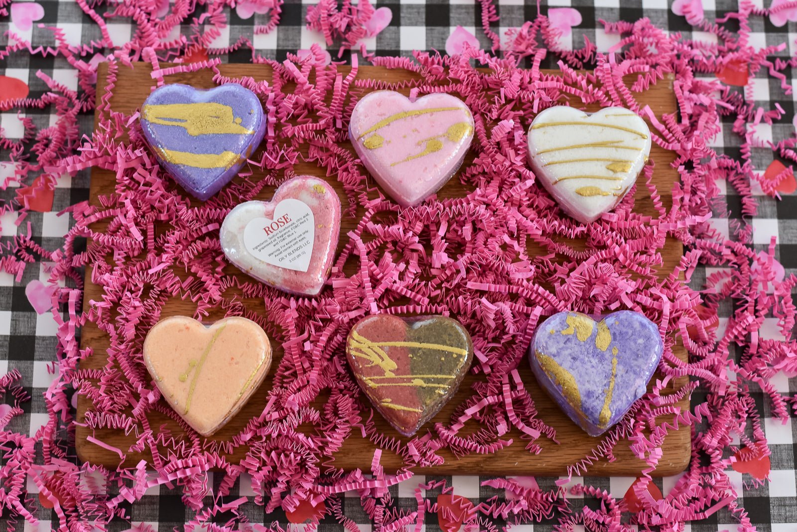 Heart Bath Bombs Valentines Day - Oily BlendsHeart Bath Bombs Valentines Day