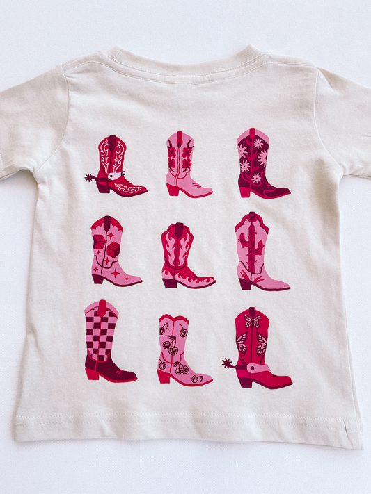 these pink boots tee