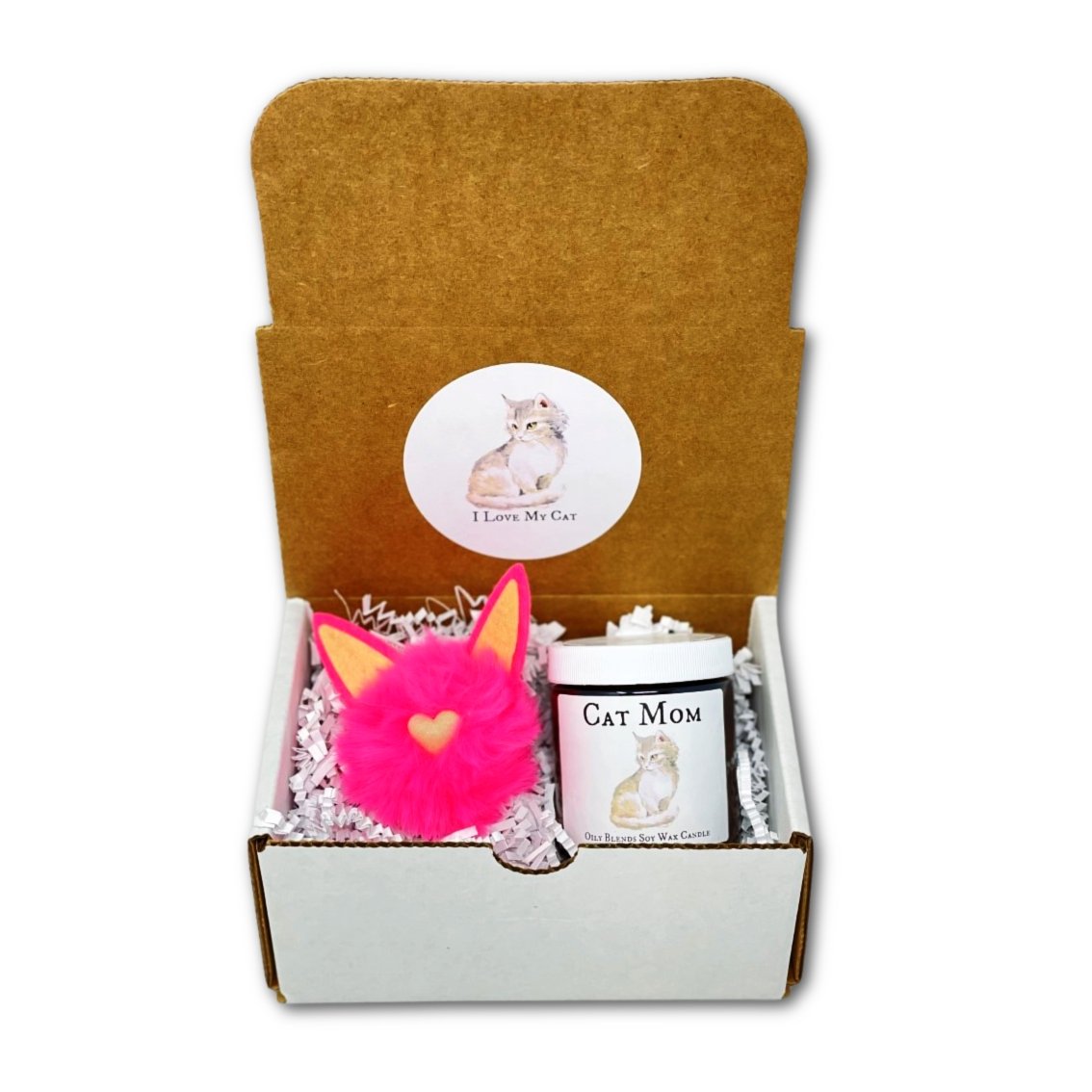 I Love My Cat Gift Box Cat Dog Mom Dad Grandma Grandpa Soy Wax Candle ...