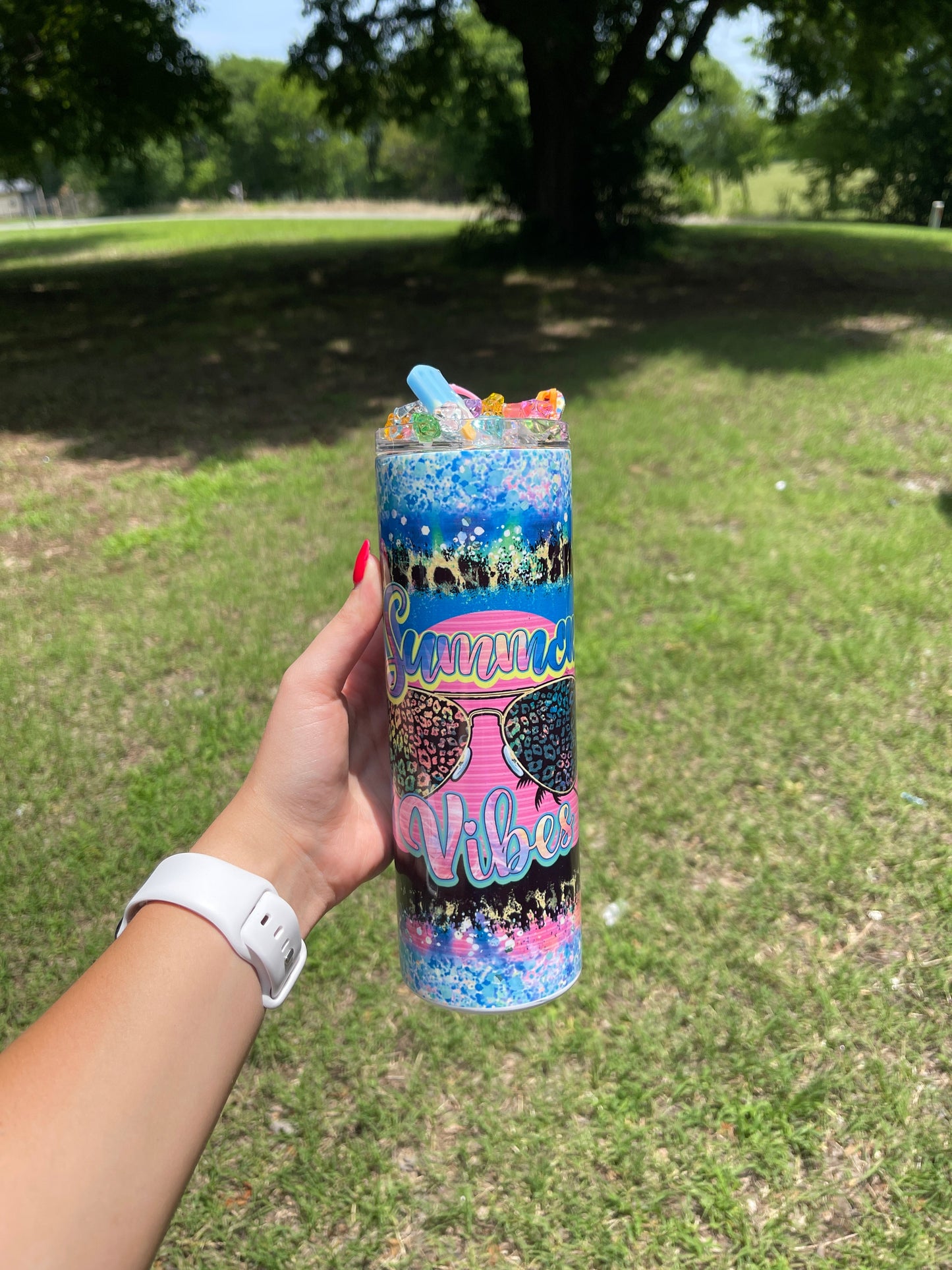 Summer fun tumbler