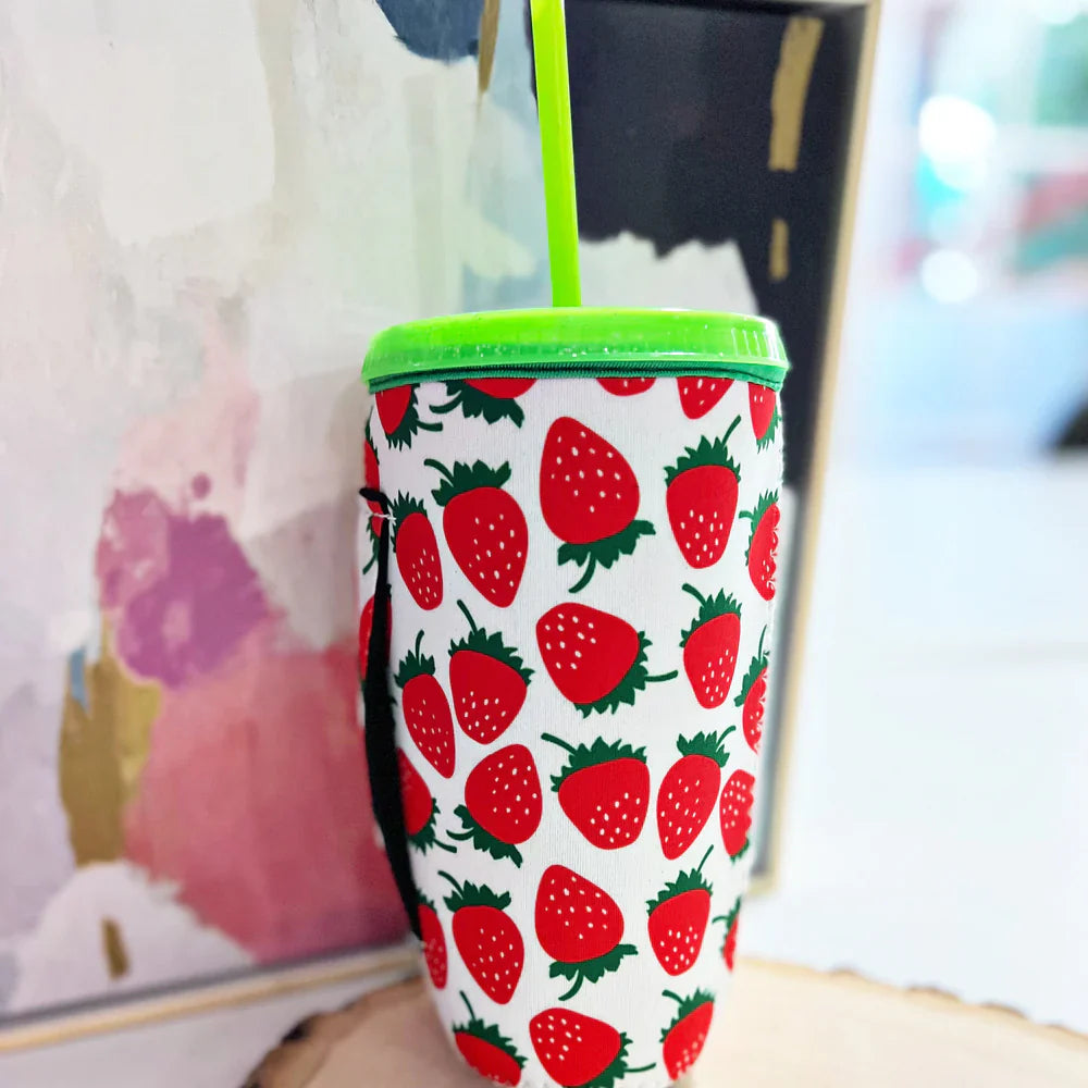 Strawberries Neoprene Insulated Sleeve for 30oz-32oz Tumbler