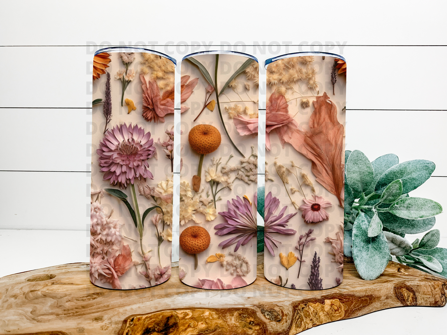 Wildflower 3D Tumbler