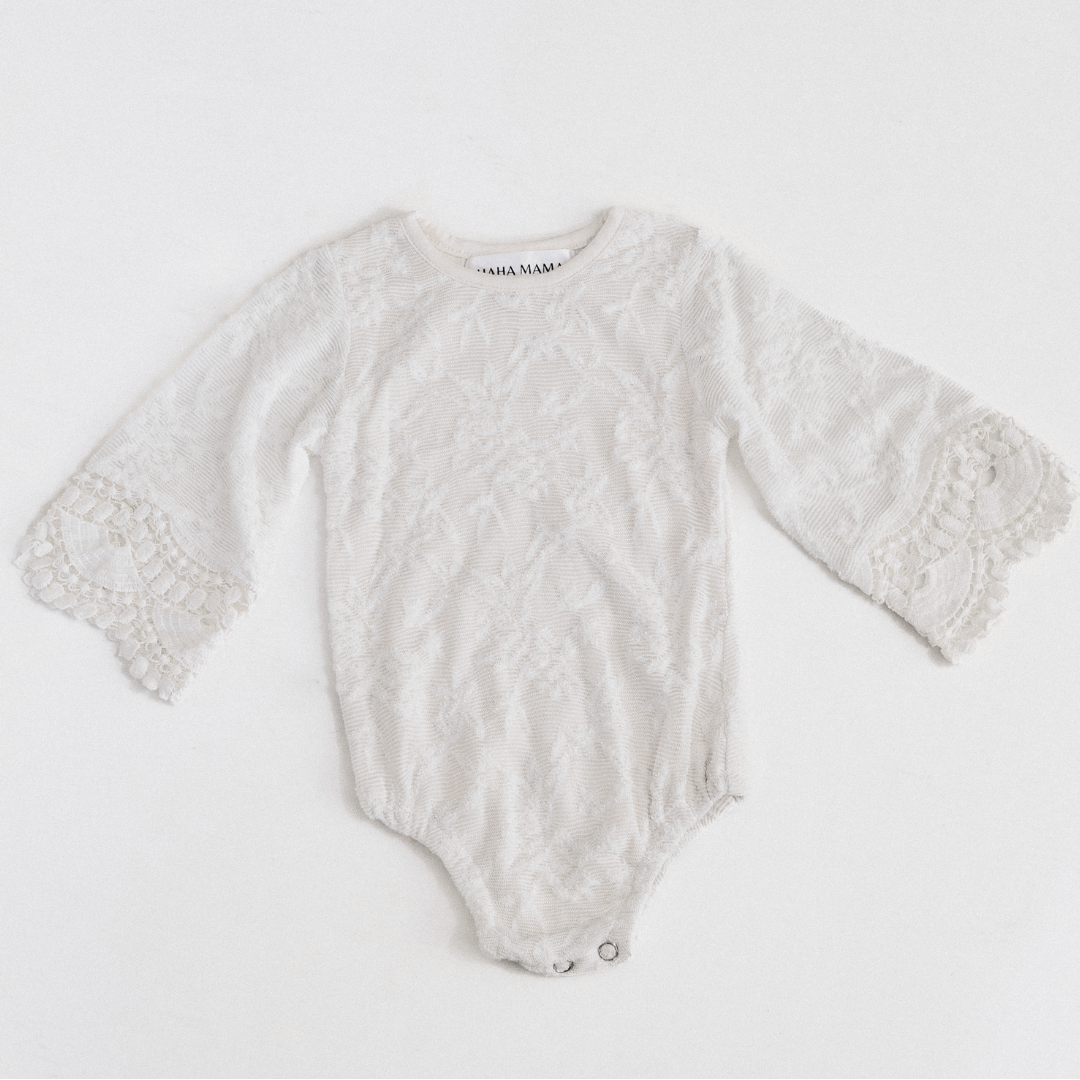 Ivory Lace Mommy & Me Dress - Infant