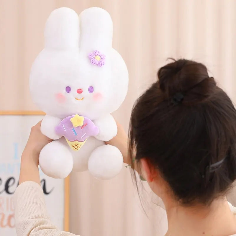 Ice Cream Bunny Plushie