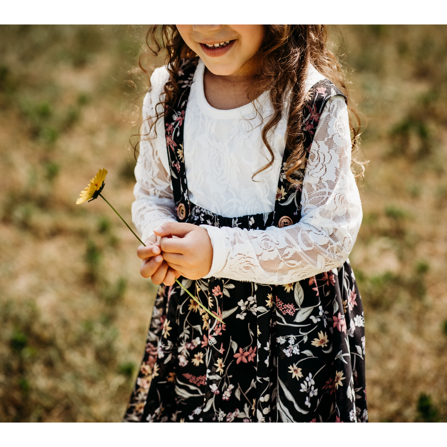 Duster and Suspender Skirt Mommy and Me- Child