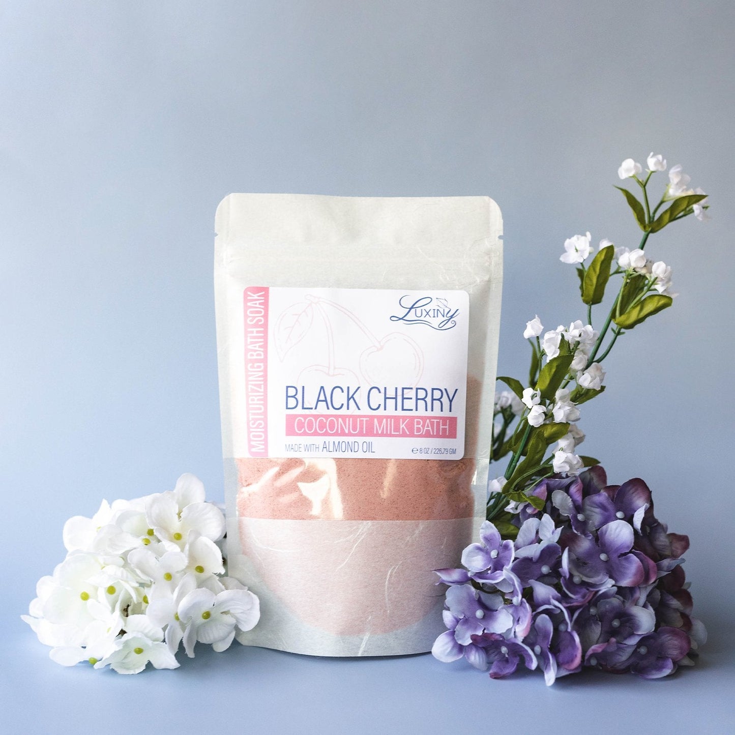 Coconut Milk Bath | Bath Fizz | Moisturizing Bath Soak | Black Cherry