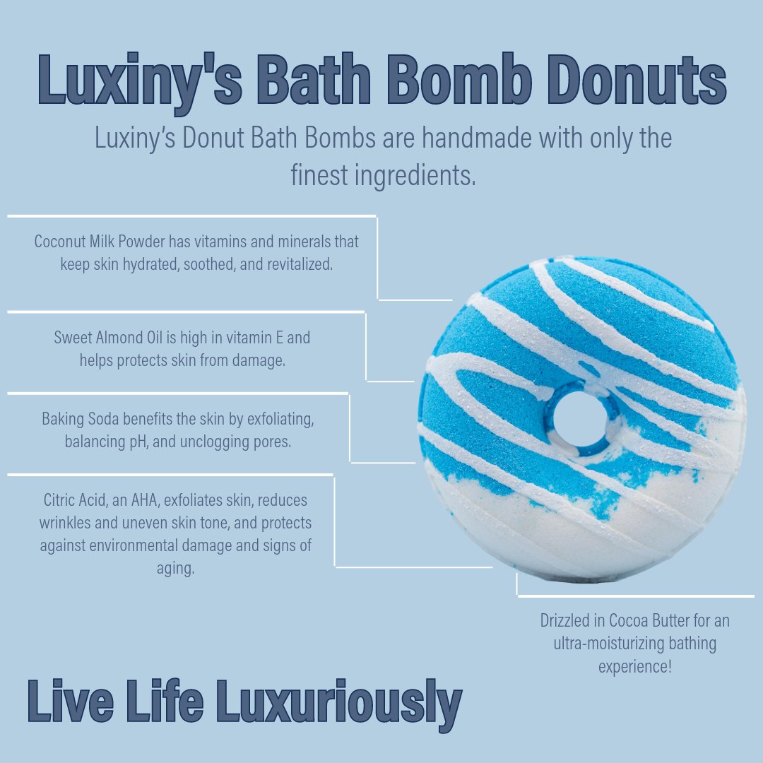 Bath Bomb | Blueberry Muffin Bath Bomb | Donut Bath Bombs