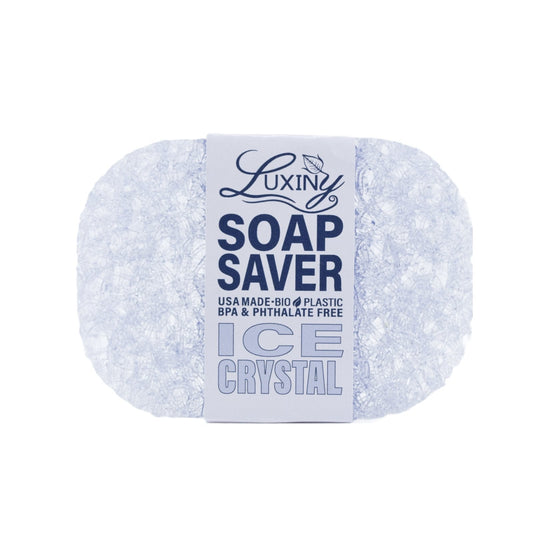 Soap Saver | Soap Rest | Ice Crystal Colored |Clear Soap Saver