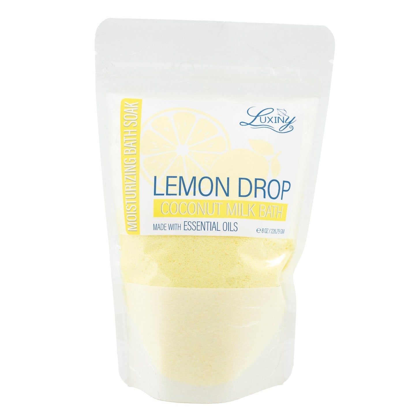 Coconut Milk Bath | Bath Fizz | Moisturizing Bath Soak | Lemon Drop