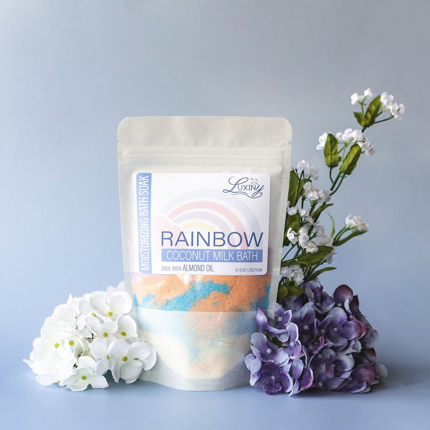 Coconut Milk Bath | Bath Fizz | Moisturizing Bath Soak | Rainbow