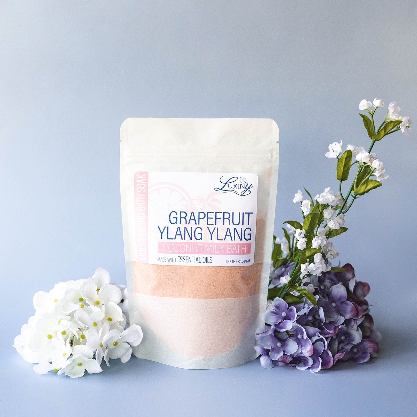 Coconut Milk Bath | Bath Fizz | Moisturizing Bath Soak | Grapefruit Ylang Ylang