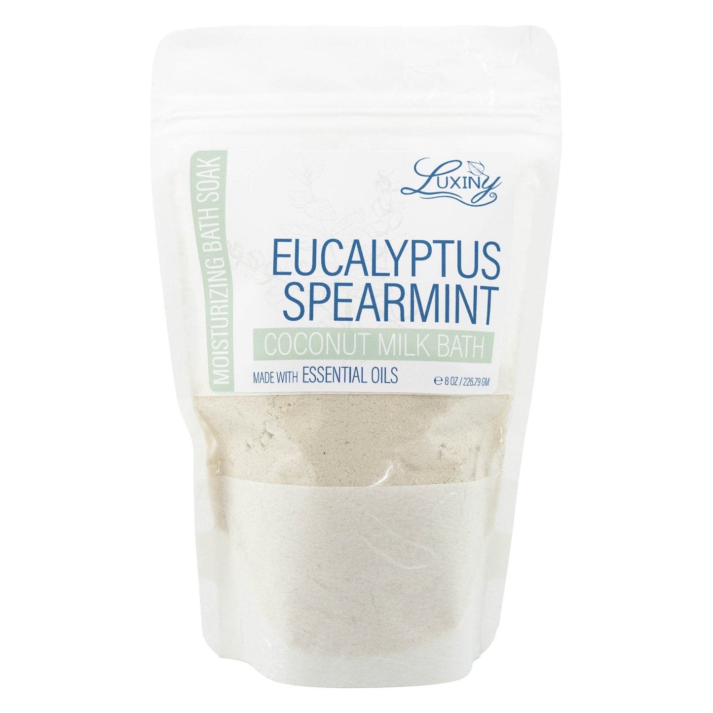 Coconut Milk Bath | Bath Fizz | Moisturizing Bath Soak | Eucalyptus Spearmint