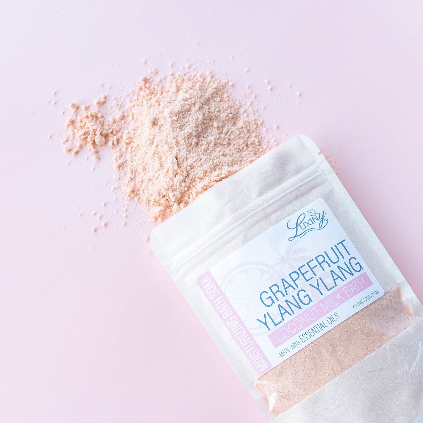 Coconut Milk Bath | Bath Fizz | Moisturizing Bath Soak | Grapefruit Ylang Ylang