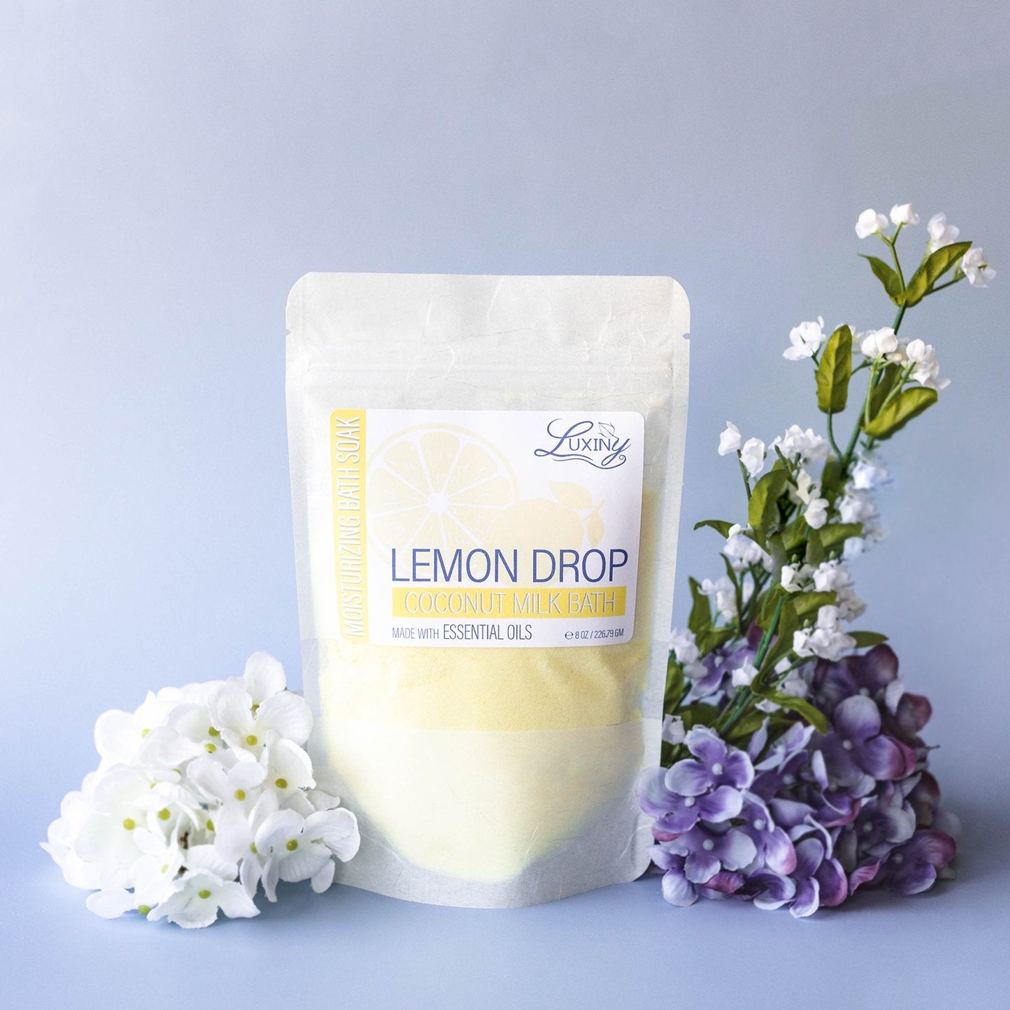 Coconut Milk Bath | Bath Fizz | Moisturizing Bath Soak | Lemon Drop