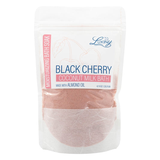 Coconut Milk Bath | Bath Fizz | Moisturizing Bath Soak | Black Cherry