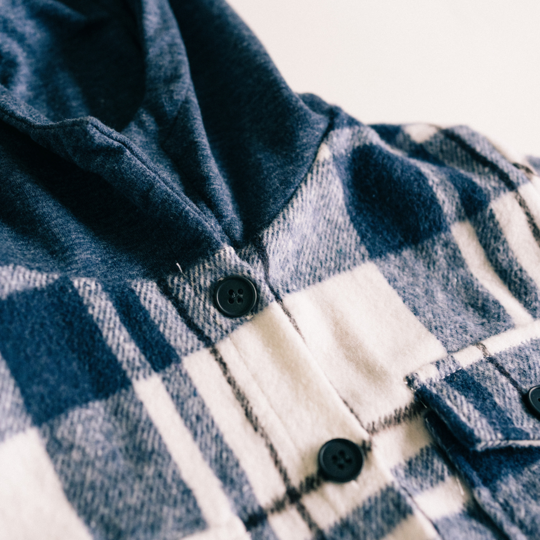 Navy Plaid Flannel - Infant