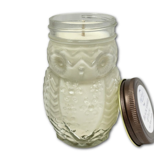 Owl Jumbo Woodland Soy Wax Candles in Specialty Jar - Oily BlendsOwl Jumbo Woodland Soy Wax Candles in Specialty Jar