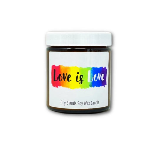 Pride Soy Wax Candles - Happy, Pride, Flags, Love is Love - Oily BlendsPride Soy Wax Candles - Happy, Pride, Flags, Love is Love