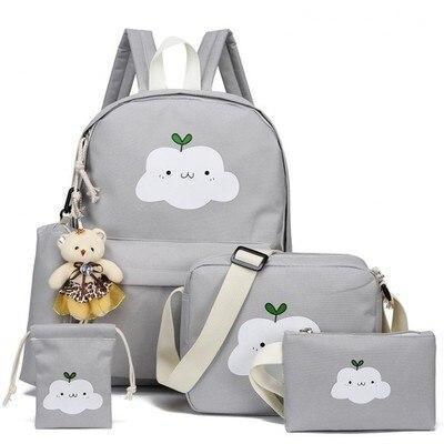 5pcs / Set Cloud Backpack