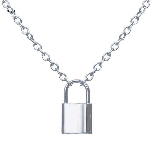 Lock Pendant Necklace