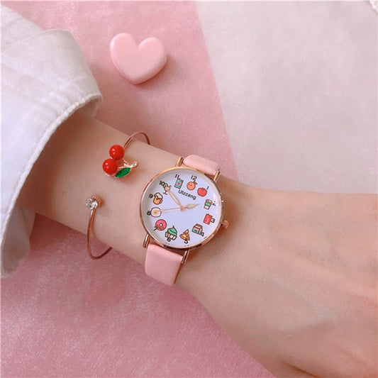 Yummy Food Watch and Cherry Bracelet