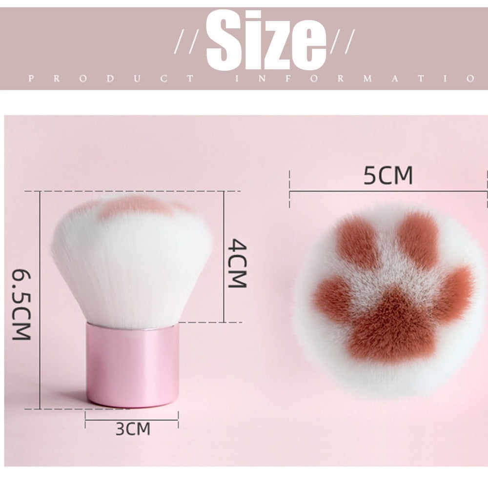 Cat Paw Makeup Brushes