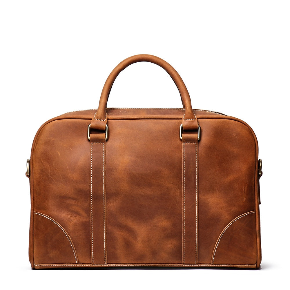 The Bjorn Leather Laptop Bag | Vintage Leather Briefcase