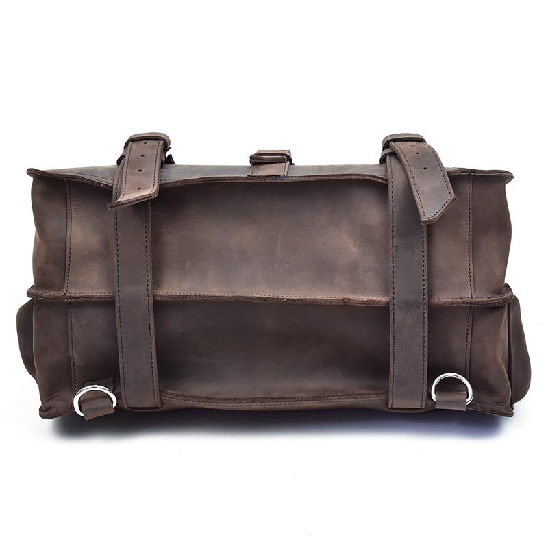 The Gustav Messenger Bag | Large Capacity Vintage Leather Messenger Bag