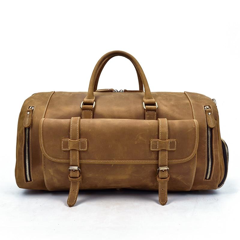 The Bard Weekender | Handmade Leather Duffle Bag