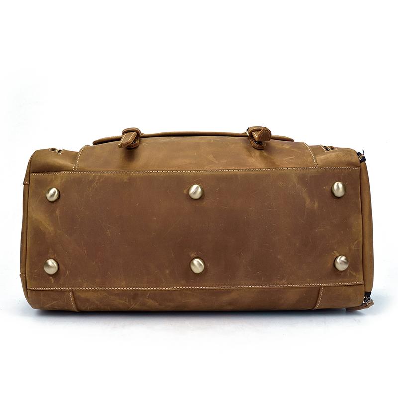 The Bard Weekender | Handmade Leather Duffle Bag