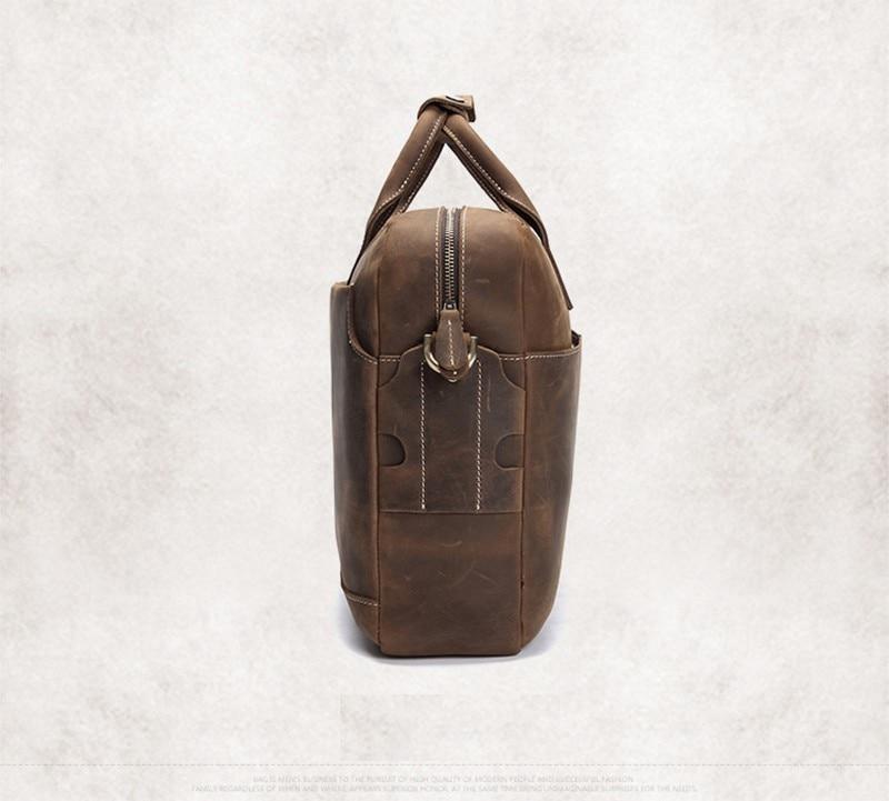 The Welch Briefcase | Vintage Leather Messenger Bag