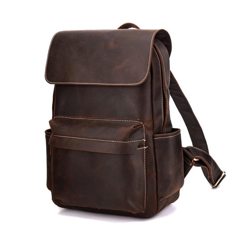 The Helka Backpack | Genuine Vintage Leather Backpack