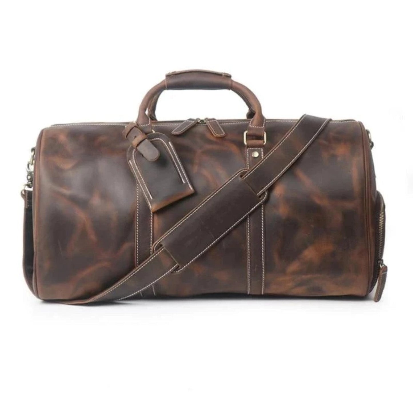 The Dagny Weekender | Large Leather Duffle Bag