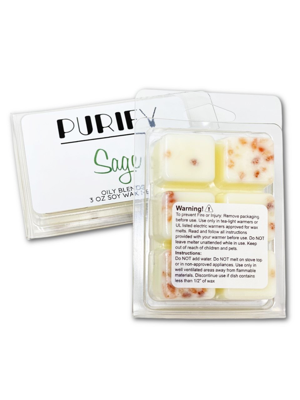 Purify Soy Wax Melts with Pink Himalayan Salt - Oily BlendsPurify Soy Wax Melts with Pink Himalayan Salt