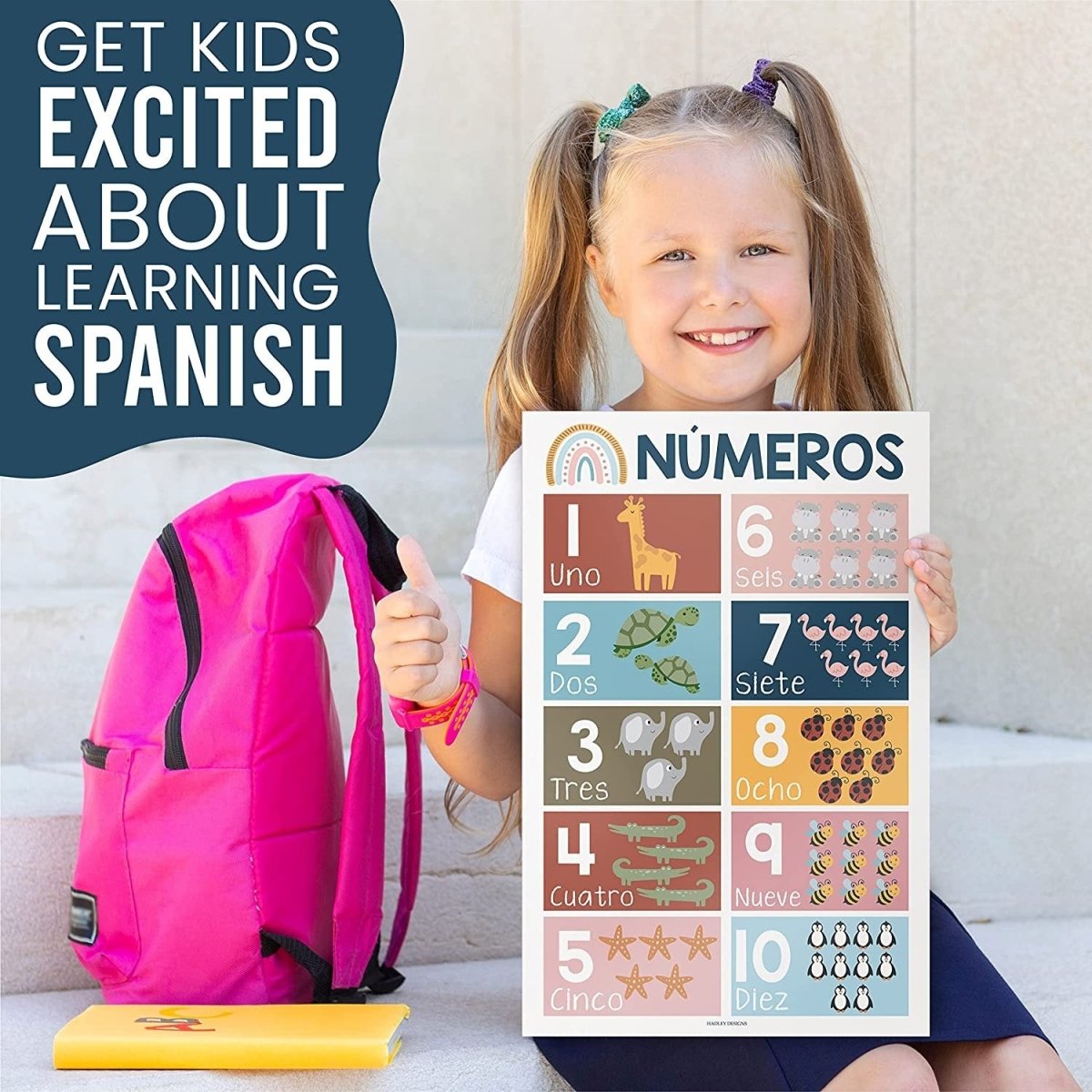 Spanish Head Start Kit: Boho 12 Poster Pack