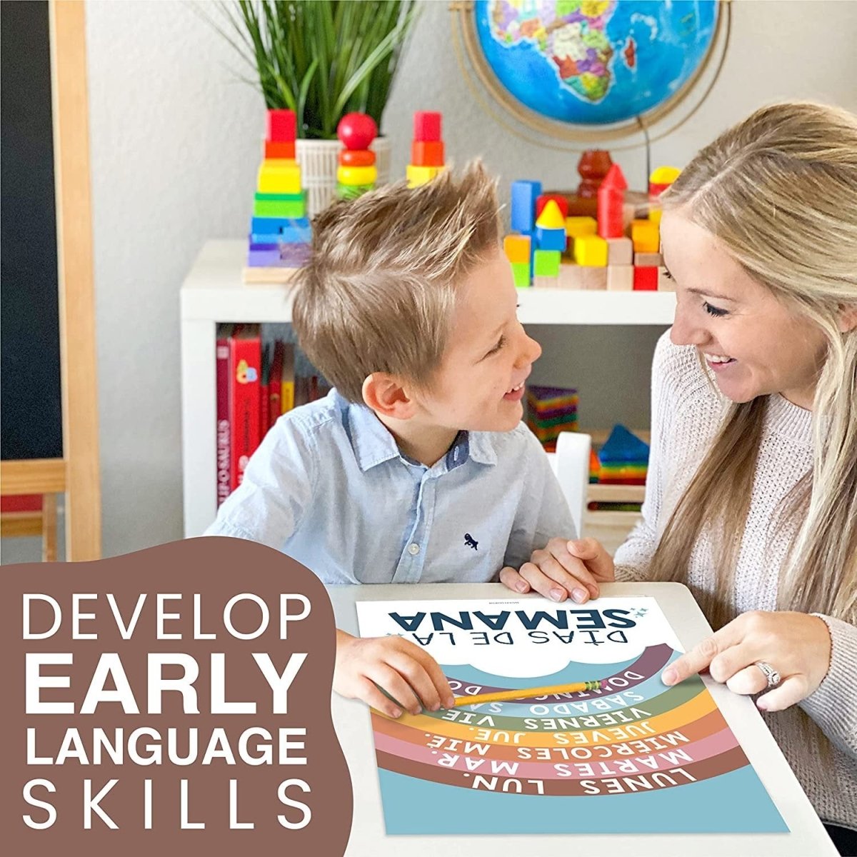 Spanish Head Start Kit: Boho 12 Poster Pack