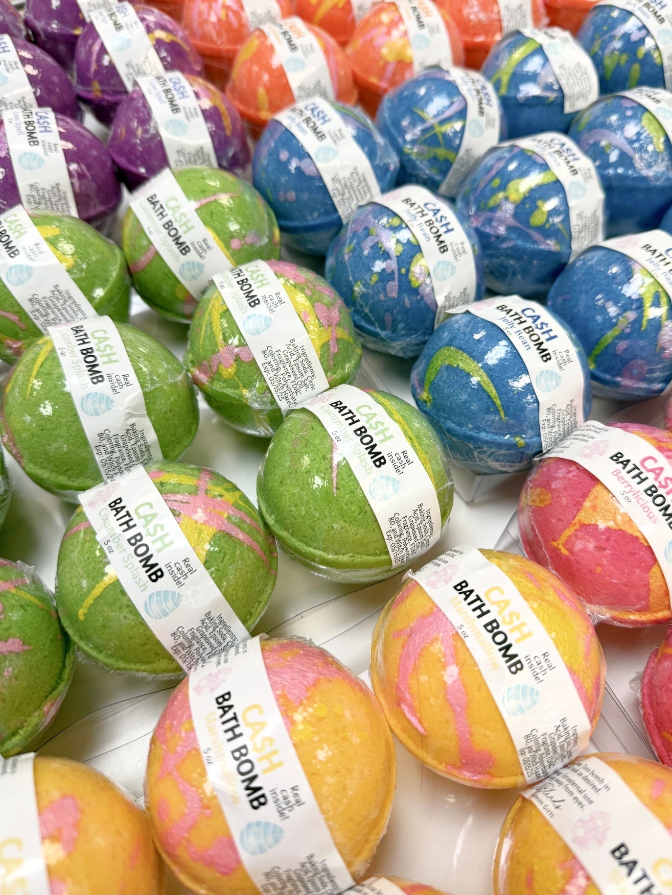 Easter Cash Bath Bombs - Oily BlendsEaster Cash Bath Bombs