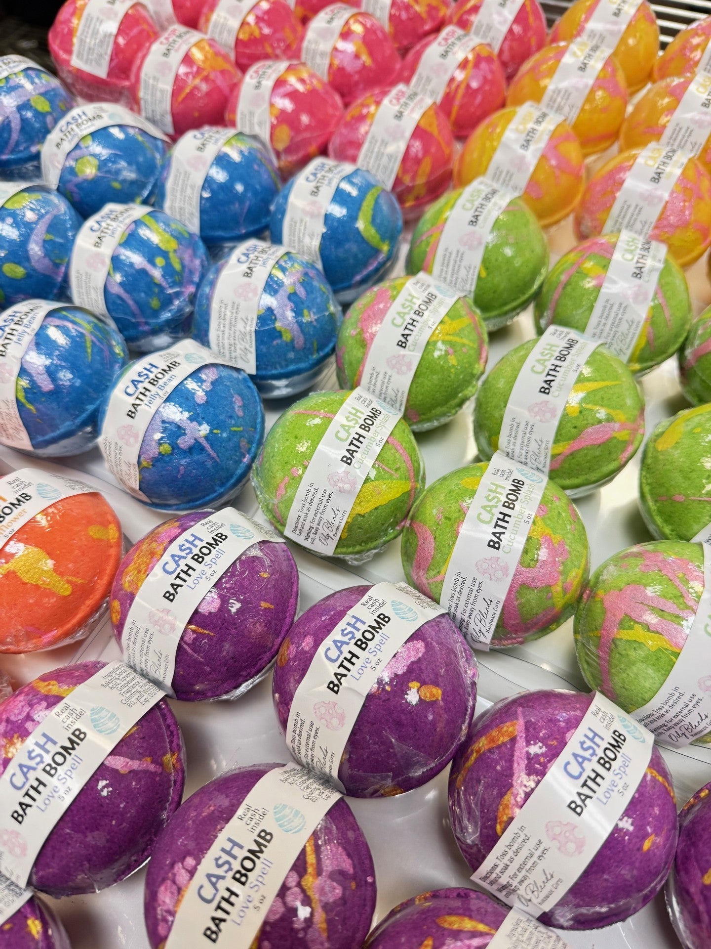 Easter Cash Bath Bombs - Oily BlendsEaster Cash Bath Bombs