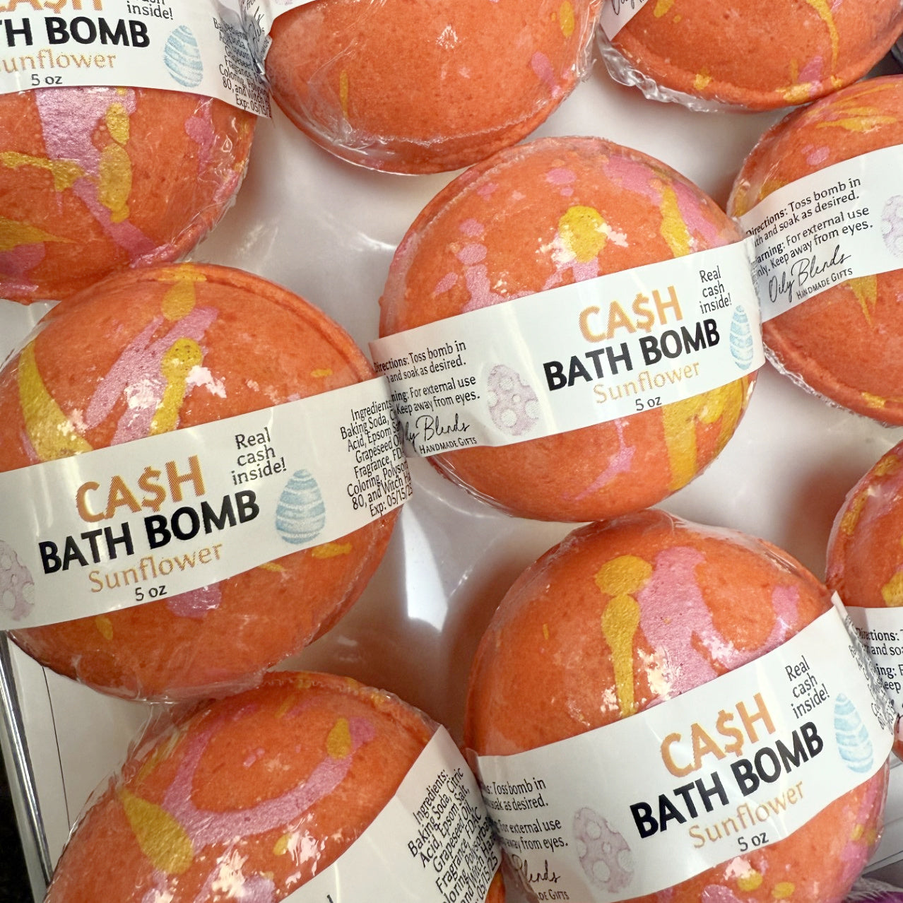 Easter Cash Bath Bombs