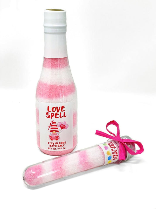 Valentines Day Love Spell Bath Salts - Oily BlendsValentines Day Love Spell Bath Salts