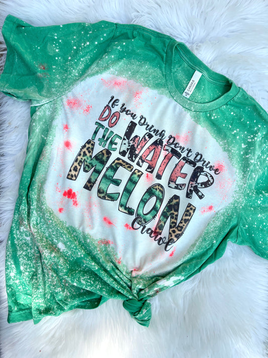 Watermelon bleached tee