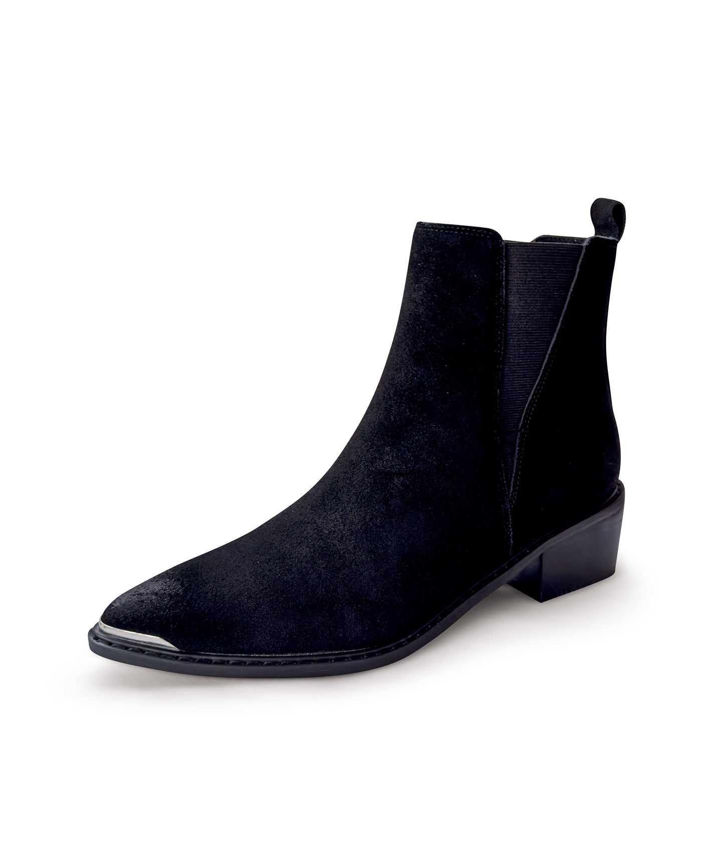 Wylie Suede Ankle Boot in Black